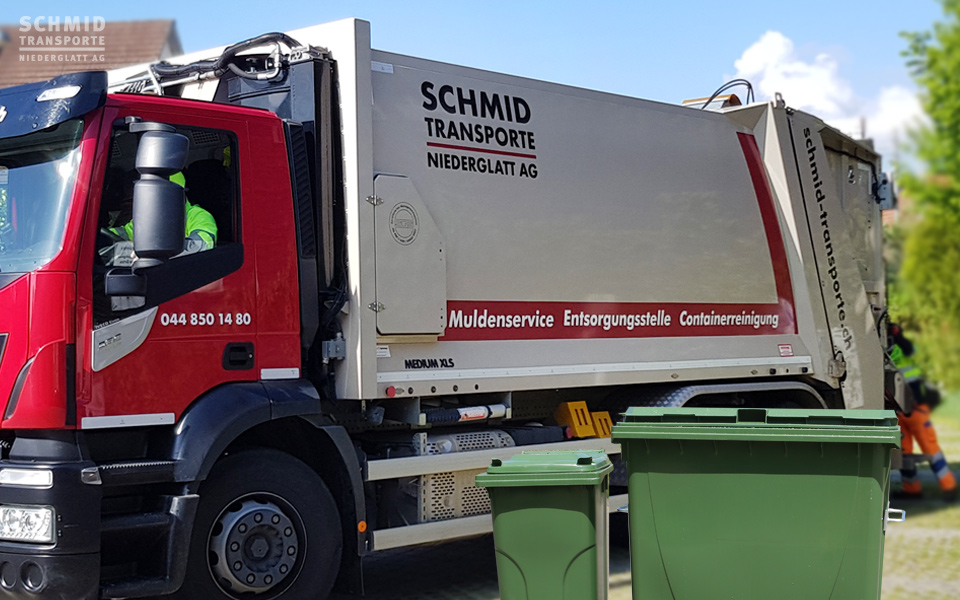 Gruengutabfuhr - Schmid Transporte Niederglatt AG